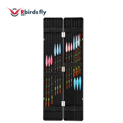 

R birdsfly fish float set buoy squid float eye-catching bold tail fish float box fishing float box fishing gear fishing supplies 15 sets RBF022