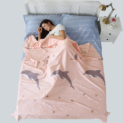 

Zero-degree exploration LIVTOR cotton travel across dirty sleeping bags on business trip hotel hotel cotton sanitary sheets Dolphin Bay double 180230cm