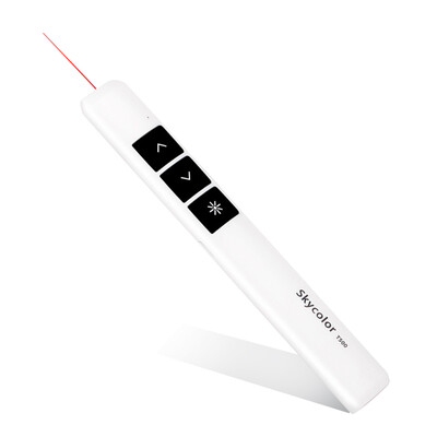 

Skycolor sky color T500 rechargeable hyperlink flip pen laser pen projection pen remote control pen demonstrator PPT flip pen texture black red light