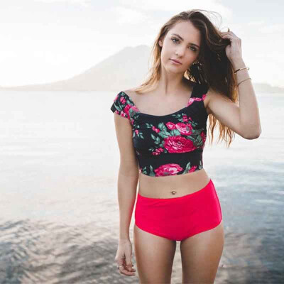 

Womens Swimsuits Printing Sexy Two Pieces Bikini Set Bathing Women Swimming Suits
