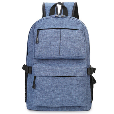 

Thousands of summer backpack shoulder bag female leisure street tide package Korean version of the travel bag bag large and medium students bag male travel bag 791 blue