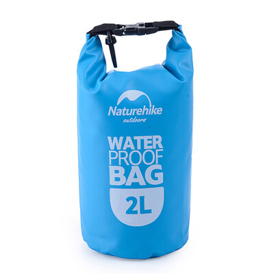 

Nautilus Naturehike outdoor sports storage supplies mobile phone clothing items waterproof swimming bag rafting bag 2L sky blue