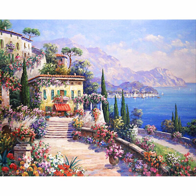

diy full Diamond embroidery decoration 5d diamond painting cross scenery vase Mosaic rhinestone pasted pattern gift
