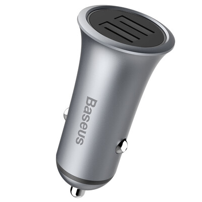 

Baseus 31A Fast Dual USB Car Charger For iPhone X 8 7 Samsung S9 Xiaomi Car-Charger LED Light Car Phone Charger Travel Adapter