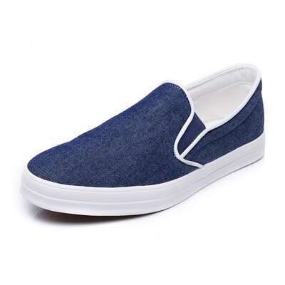 

Yidi YIDI trend of breathable men&39s shoes to help men&39s canvas shoes Korean casual shoes fashion single shoes wild lazy shoes D8050 dark blue 44