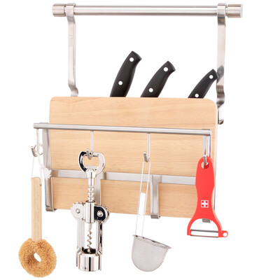 

Larsd stainless steel kitchen hanging storage rack CF716A
