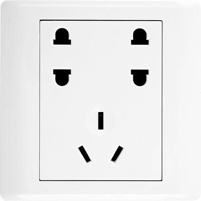 

FEIDIAO Jia Run White Series A3 Socket Faceplate White
