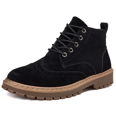 

Mens Shoes Fashion Boots Breathable Shoes For Men Lace Up Winter Boots Men Black Yellow Green Beige Size 39-44