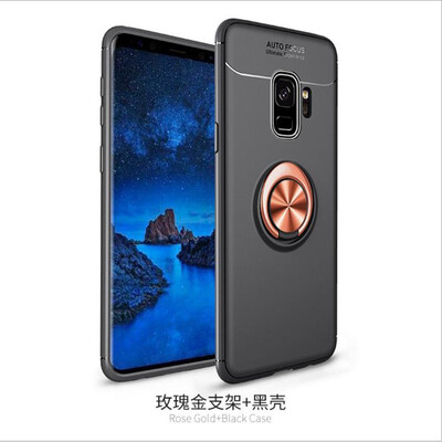 

For Samsung Galaxy S9 Plus Cases Business Dirt-Resistant Phone Cases Silicone Magnetic Suction Kickstand Fitted Cases