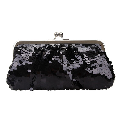 

Fawziya Kiss Lock Sequin Clutch Purses For Women Evening Bags And Clutches