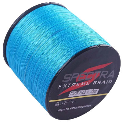 

100M-2000M 6LB-300LB Test Blue 100%PE Dyneema Braided Fishing Line