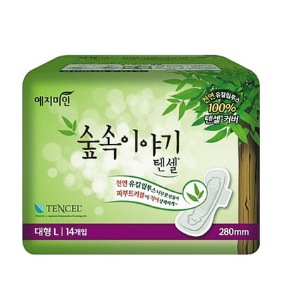 

Wise Beauty Yejimiin TENCEL Tencel daily sanitary napkin 280mm 14 Korean original import