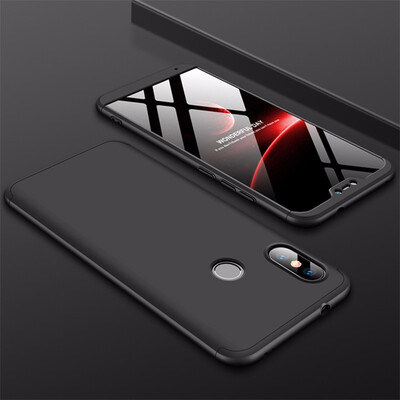 

Goowiiz Phone Case For Xiaomi Redmi 66 ProA2 Lite Fashion Color collision 360 Degree Coverage PC Full Protection