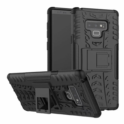 

Fecoprior Case for Samsung Galaxy Note 9 Note9 Back Cover Stand Silicon TPU PC Heavy Rugged Phone Celulars Fundas Coque