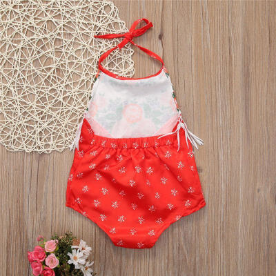 

Floral Newborn Infant Baby Girls Romper Jumpsuit Bodysuit Outfits Sunsuit 0-2T j