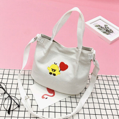 

Canvas Shoulder Bags Women Girls Totes Large Capacity Casual Messenger Bag Simple Crossbody Bags Shopping Handbags for Feminina