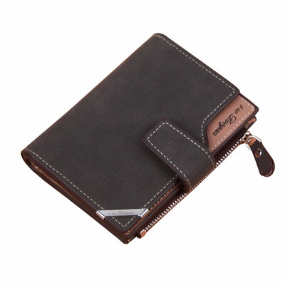 

Mens wallet mens short edition vertical large capacity tide man multifunctional folding belt zipper zipper drivers license