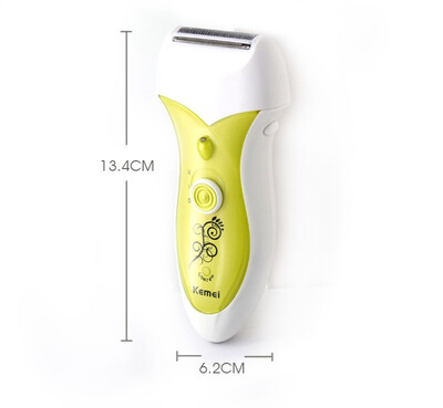 

2016 kemei rechargeable Electric epilator Shaver Hair Remover permanent hair shaving for woman female lady Bikini Hair body care