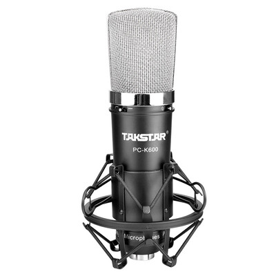 

Victory (TAKSTAR) дней Yue PC-K600 Lite Edition Профессиональный конденсаторный микрофон Компьютерная запись сети караоке YY голос конденсатор микрофон черный