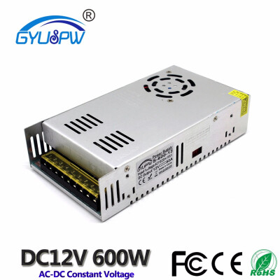 

DC Power Supply 12V 50A 600w Led Driver Transformer AC110V 220V to12v dc Power Adapter for strip lamp CNC CCTV