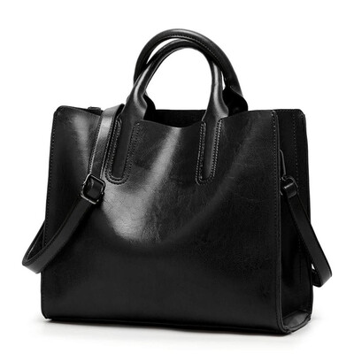 

2018 new womens bag simple shoulder bag shoulder bag Messenger bag ladies bag leather handbag
