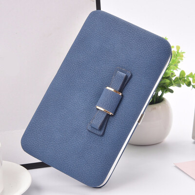 

Korean fashion ladies long wallet lovely bow tie mobile phone bag student handbag