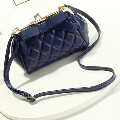 

Handbags 2016 new bow Korean wave packet shoulder fashion small fragrant wind woolen chain Messenger Bag