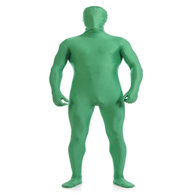 

Gesikai Mens Full Bodysuits Brown Spandex Lycra Zentai Suit Custom Second Skin Tight Suits Nylon Bodysuit Halloween Costume