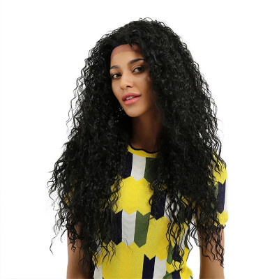 

Element 26 Inch Synthetic Lace Front Wig Long Hair Afro Kinky Curly Wigs 150 Density for Black Women Free Shipping