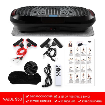 

GENKI Vibration Fitness Machine Plate Workout Platform USBBluetooth Music Player