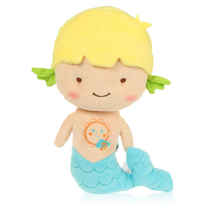 

Oubei AUBY baby plush toys puzzle toys sound and light to appease mermaid princess baby hypnotic music plush night light to appease sleep 463825DS