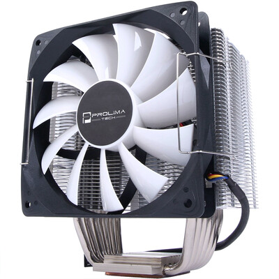 

Добыча интеграция (Prolimatech) Basic81 тепла процессора раковина (B81 / нижняя медь / металлический зажим / тепловая труба 6 / ШИМ вентилятор)