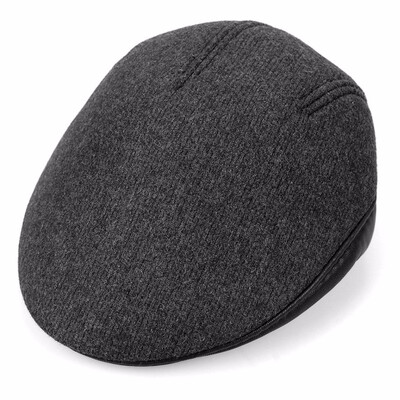 

Adult Wool Cap Male Winter Warm Hat Ear Protection Winter Visors Hat Cotton Visors Cap Earmuffs Students Leisure Hat B-7217