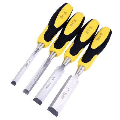 

Tuopupu woodworking chisel flat shovel 4 piece set woodworking tools percussion handle through woodworking chisel slotted chisel wood chisels wood chisel flat chisel flat chisel TU3104