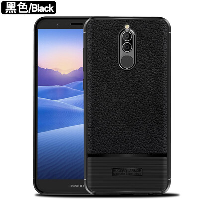 

Fivice HUAWEI Nova 2i case luxury silicone anti-fall lychee protective cover