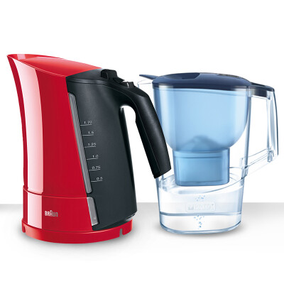 

Germany Braun (BRAUN) WK300 electric kettle Bi Ran De Ding Zhuang (red) 1.7 liters of boiling water kettle anti-hot boiled kettle