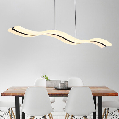 

Everflower Modern Led Pendant Light Ceiling Chandelier Lamp for Living Room Bedroom Dining Room Max 24W