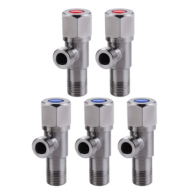 

Wrigley ARROW 304 stainless steel angle valve five sets of hot&cold water fast open thickening triangle valve 4 points eight word valve faucet water stop valve AEHJF015S-JZ