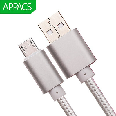 

APPACS Micro USB Cable Fast Charging Mobile Phone Andriod Cable Adapter 5V2A 1m 2m 3m USB Data Charger Cable for Samsung HTC LG