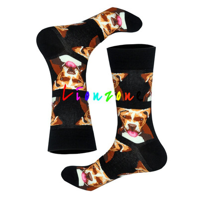 

New Arrived Novelty Hosiery Socks Women Men Unisex Funky Dog Pet Pug Shiba Inu Beagle Buldog Lovely Happy Socks For Lover Gift