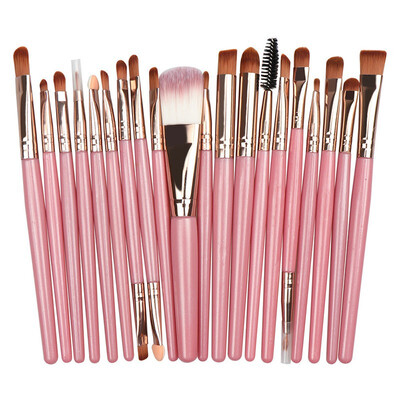 

Outdoor 20 Pieces Makeup Brush Set Face Eye Shadow Eyeliner Foundation Blush Lip Makeup Brushes