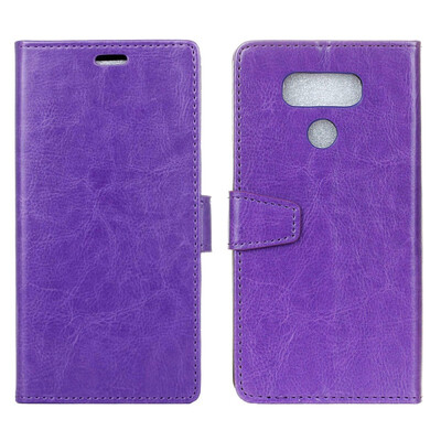 

MOONCASE LG V40 ThinQ Crystal Leather Case - Purple