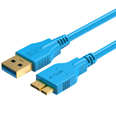 

Shengwei USC-4010 high-speed USB30 transmission line AM MicroB USB30 mobile hard drive data cable 1 m gold-plated plug