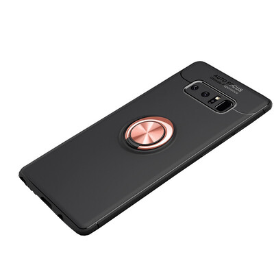 

Fivice Samsung Galaxy Note 8 case TPU metal ring shell magnetic bracket soft shell