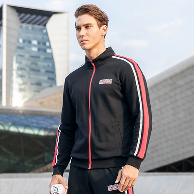 

Jordan Mens Knitting Sports Set Running Set Sweatpants Two Piece Set XWW3382321 Black