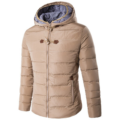 

AOWOFS2018 winter new mens double hooded cotton coat high quality waterproof thick warm cotton jacket cotton jacket D016
