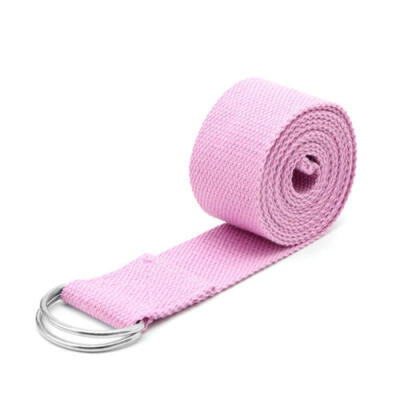

Yoga Ropes Stretch Strap D-Ring Belt Waist Leg Fitness 180CM Adjustable Strap UK