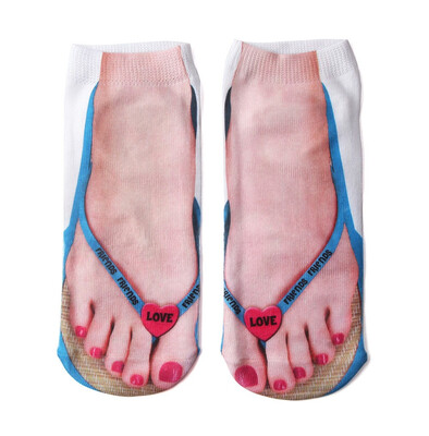 

Funny Socks Hot Sale Smiley Emoji 3D Printed Women Socks Low Cut Ankle Short Spaort Socks