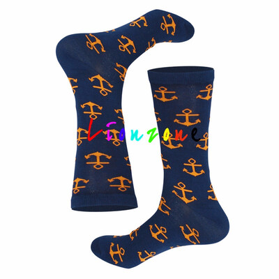

LIONZONE Men Women Neutral Socks For Lovers With Colorful Animals Zabra Geometry Funny Streetwear Cotton Long Socks Men