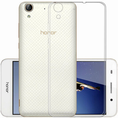 

ESCASE Huawei glory 5A phone shell Huawei mobile phone sets of glory play 5A protective shell soft shell anti-drop transparent sets of silicone phone shell 55 inch color